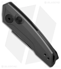 Kershaw Launch 9 Automatic Knife Drop Point Gray Aluminum (2" Black SW) -Kershaw Kershaw launch 9 AK Drop Point Gray Aluminum 2in BSW BHQ 177025 td spine