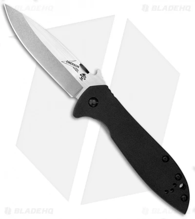 Kershaw Emerson CQC-4KXL Frame Lock Knife (3.9" Stonewash) 6055 3 Kershaw Emerson CQC-4KXL Frame Lock Knife (3.9" Stonewash) 6055