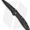 Kershaw Leek Assisted Opening Knife Black (3" Damascus) 1660DAMBK -Kershaw kershaw black damascus plain 1660damckt leek