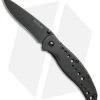 Kershaw Vapor II Frame Lock Knife Black SS (3.5" Black Plain)