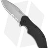 Kershaw Clash Assisted Opening Knife (3.25" Bead Blast Serr) 1605ST -Kershaw kershaw clash 1605 bhq 7156 jr front
