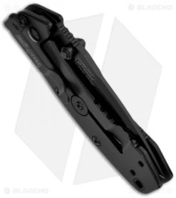 Kershaw Cryo Assisted Opening Knife (2.75" Black Serr) 1555BLKST -Kershaw kershaw cryo 1555blk side