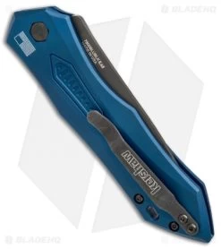 Kershaw Launch 6 Automatic Knife Blue Aluminum (3.75" Black) 7800BLUBLK -Kershaw kershaw launch 6 blue 7800BLUBLK BHQ 37862 er side