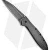 Kershaw Leek Assisted Opening Knife (3" BlackWash) 1660BLKW -Kershaw kershaw leek blackwash plain 1660blkq