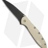 Kershaw Leek Assisted Opening Knife Desert Sand (3" Black) 1660DSBLK -Kershaw kershaw leek desert sand KS1660DSBLK BHQ 49608 er