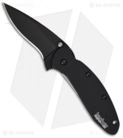 Kershaw Scallion Assisted Opening Knife Black (2.25" Black) 1620ALBLK