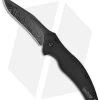 Kershaw Shallot Black Assisted Opening Knife Black (3.5" Damascus) 1840CKTDAM -Kershaw kershaw shallot 1840damckt black damascus blade