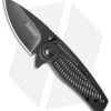 Kershaw Spoke Assisted Opening Flipper Knife (2" Black) 1313BLK -Kershaw kershaw spoke 1313blk cm 2
